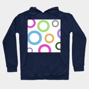 Geometric Circles Pattern Hoodie